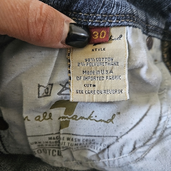 7 For All Mankind Classic Bootcut Women's Jeans 30x31 - Picture 3 of 6